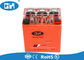 AGM Sealed Gel Motorcycle Battery 12v 3Ah Rechargeable Orange Color 98 * 57 * 105mm
